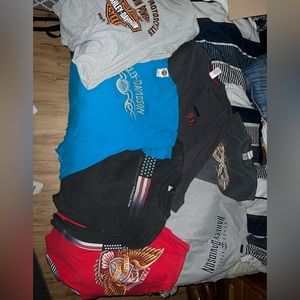 Lot of Harley shirts